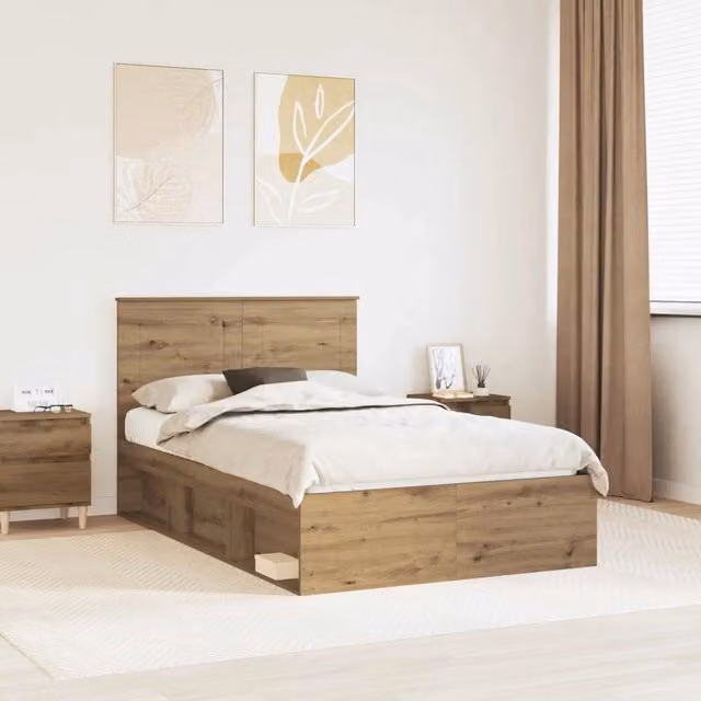 Struttura del letto Rovere Artigianale 120 x 190 cm 3409380