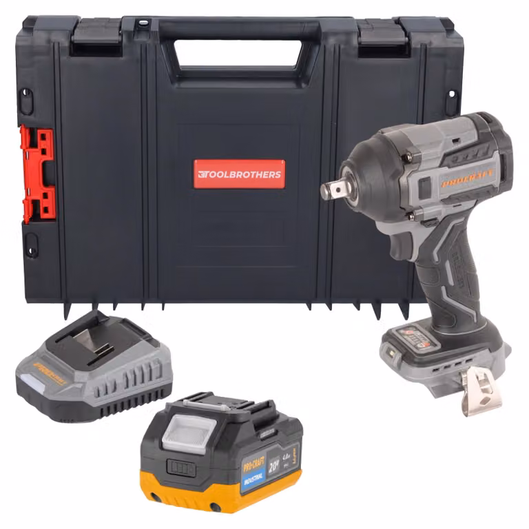 Procraft Industrial IW550Abb Avvitatore a impatto a batteria 20 V 550 Nm 1/2" Solo - senza batteria, senza caricabatteria