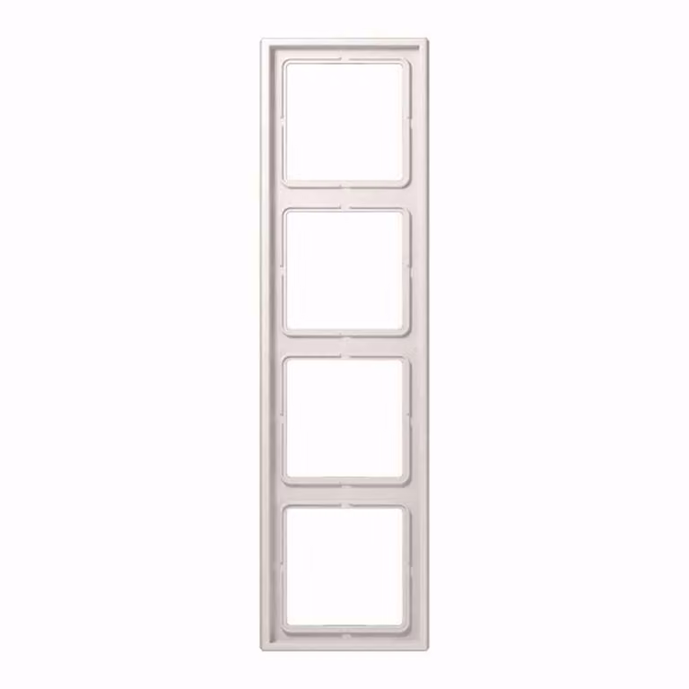 Jung LS 984 WW Telaio di copertura a 4 canali bianco alpino LS990