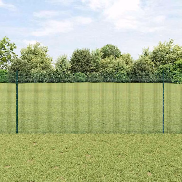 Recinzione in rete saldata con palo 10 x 1 m (L x H)