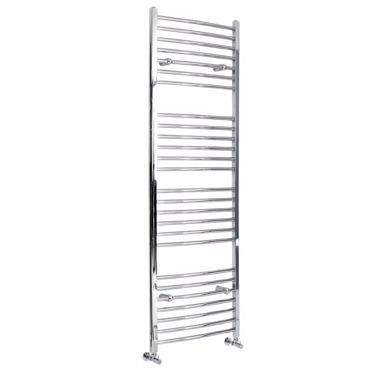 Scaldasalviette di Design Cromato - Termoarredo Bagno Curvo - 1800 x 600mm - 560W - Kent