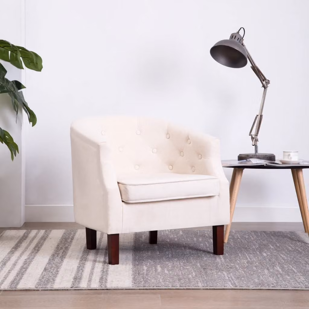 Maison Exclusive - Poltrona Beige in Tessuto