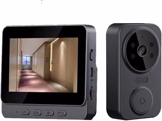 Videoregistratore wireless con telecamera da 1080p, citofono domestico, non richiede Wi-Fi