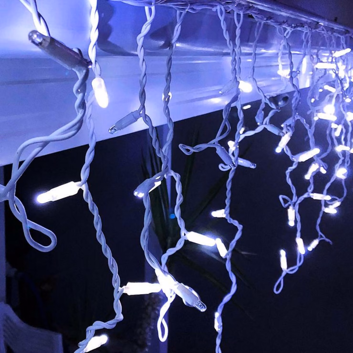 Illuminazione natalizia ACA, 144 LED, bianco, bianco freddo, espandibile fino a 20 set, grado di protezione IP65, 300 x 60 cm, alimentatore da 1,5 m, X081442414
