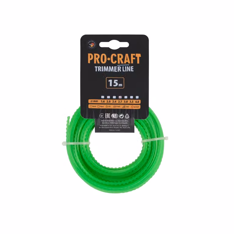 Filo di taglio (2,7 mm) (15 m) dentato PROCRAFT KD-2.7/15