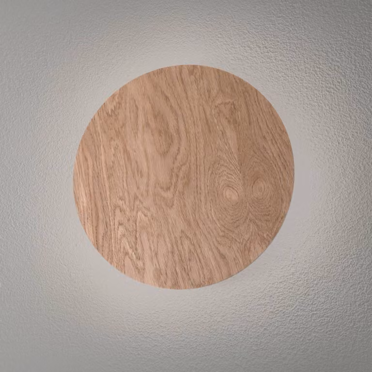 Applique Rito TK Lighting, dimmerabile, Legno chiaro, Soggiorno / Sala da pranzo, Legno, Applique
