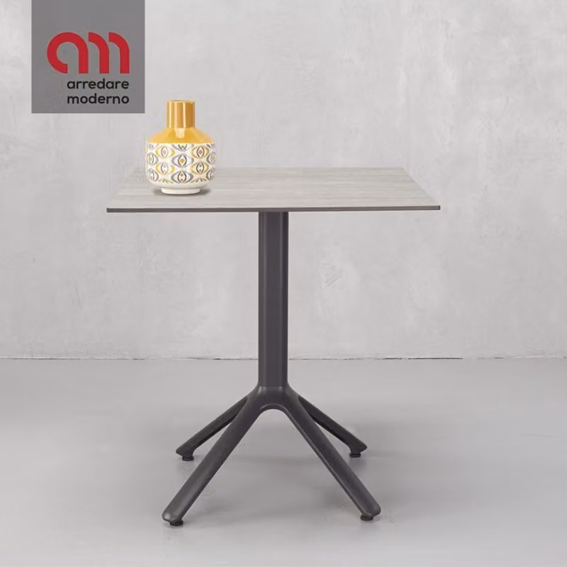 Tavolino Bar Nemo Scab fisso H.75 con piano stratificato compact