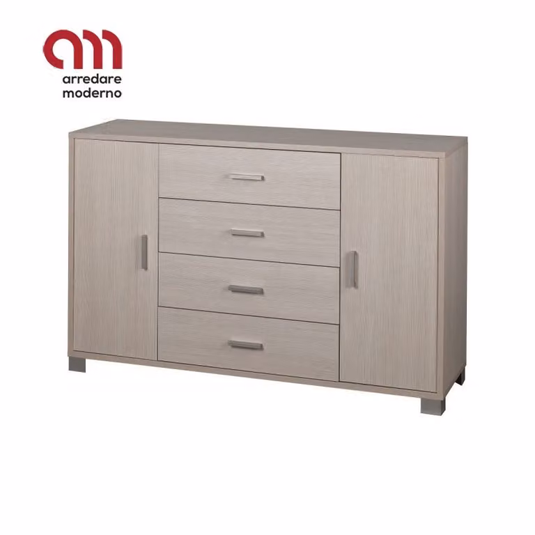 Mobile 2 ante 4 cassetti Art.775