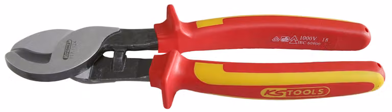 KS TOOLS ERGOTORQUE VDE Schere per cavi 165 mm - 117.1122