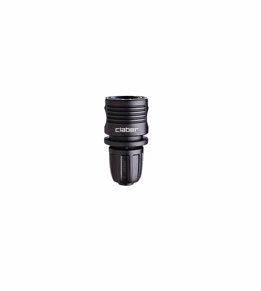 Raccordo automatico universale Claber per tubi 1/2" colore nero – 2