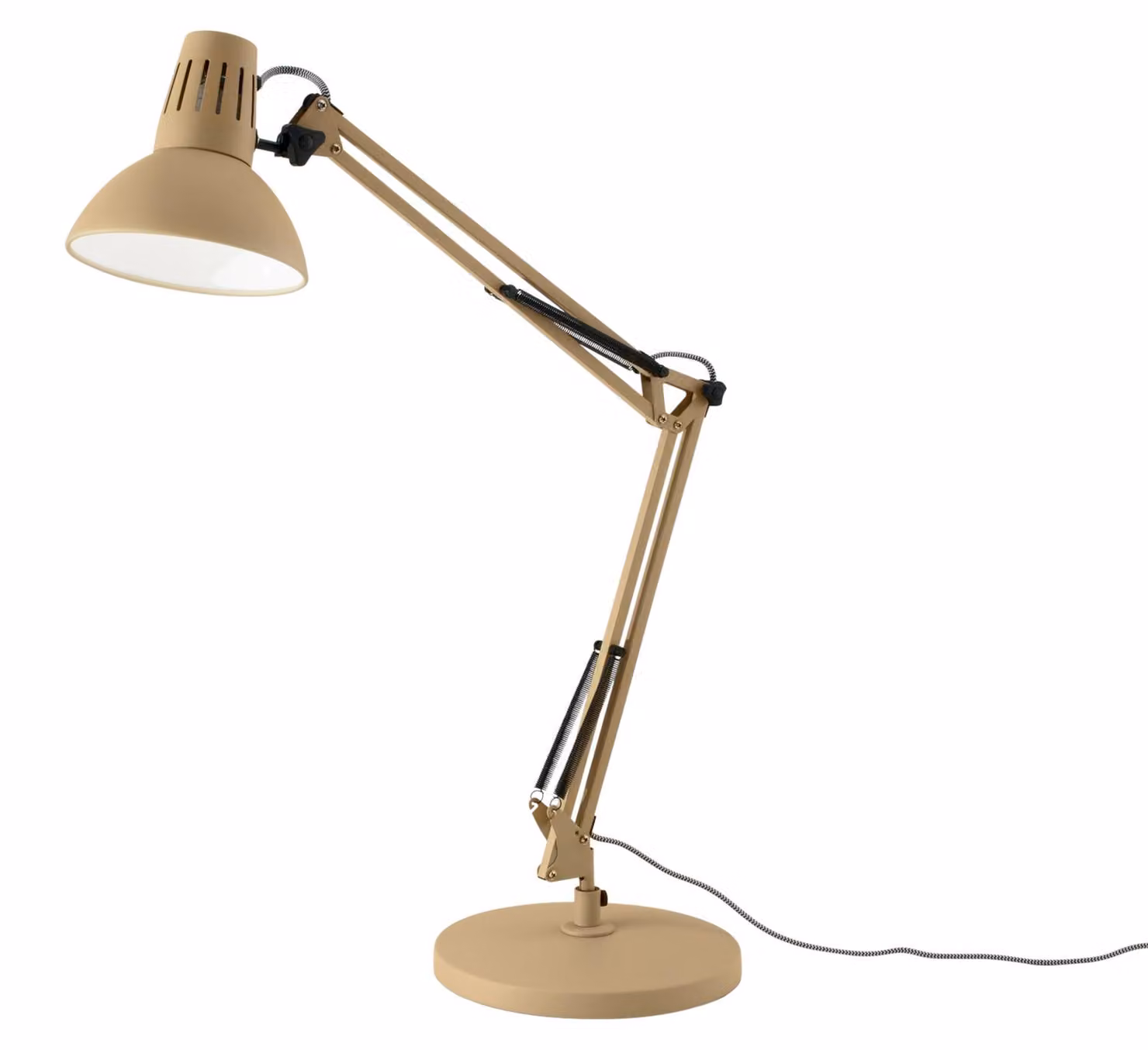 Lampada da tavolo ARTIFEX regolabile in metallo giallo