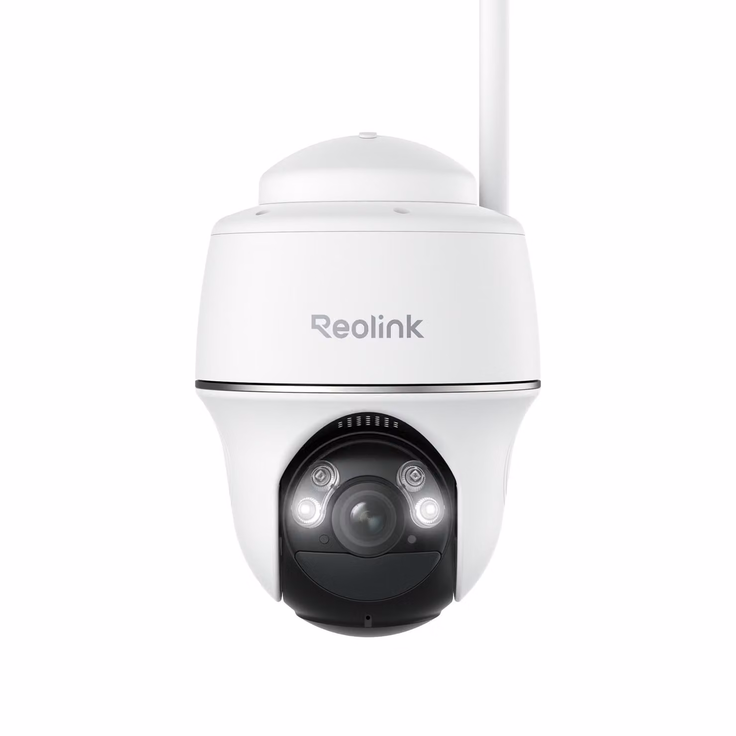 Reolink Argus PT, telecamera di sorveglianza 2K+ 5MP PT a batteria per esterni, panoramica, inclinazione e visione notturna a colori, WiFi 2,4/5GHz, rilevamento persone/veicoli