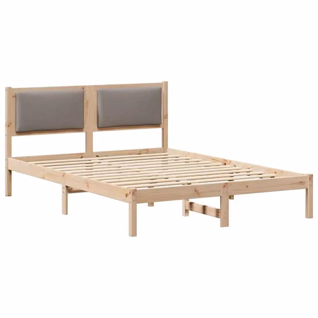 Struttura del letto Talpa vidaXL in pino massello L: 140 cm, P: 200 cm – 2