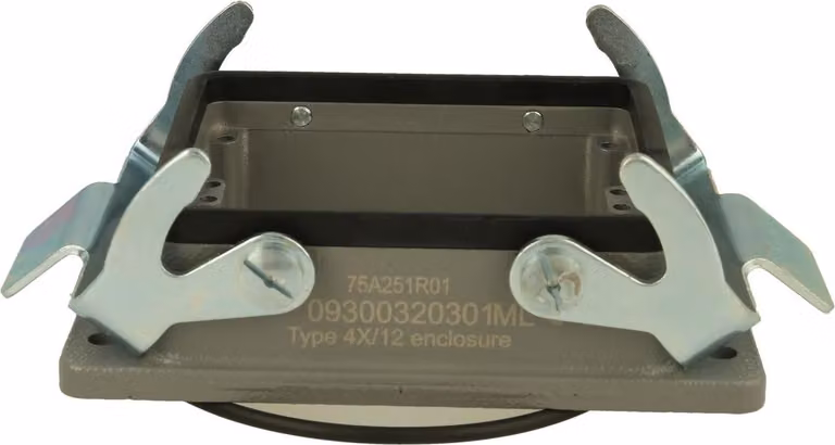 HARTING Han 32B Custodia aggiuntiva con 1 staffa longitudinale - 1 pezzo