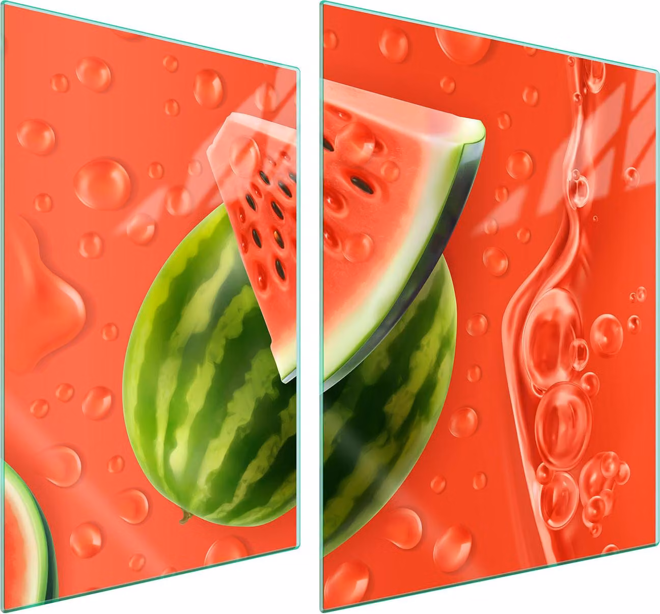 Piastra Protettiva In Vetro Per Cuore 70X52 Melone D'acqua