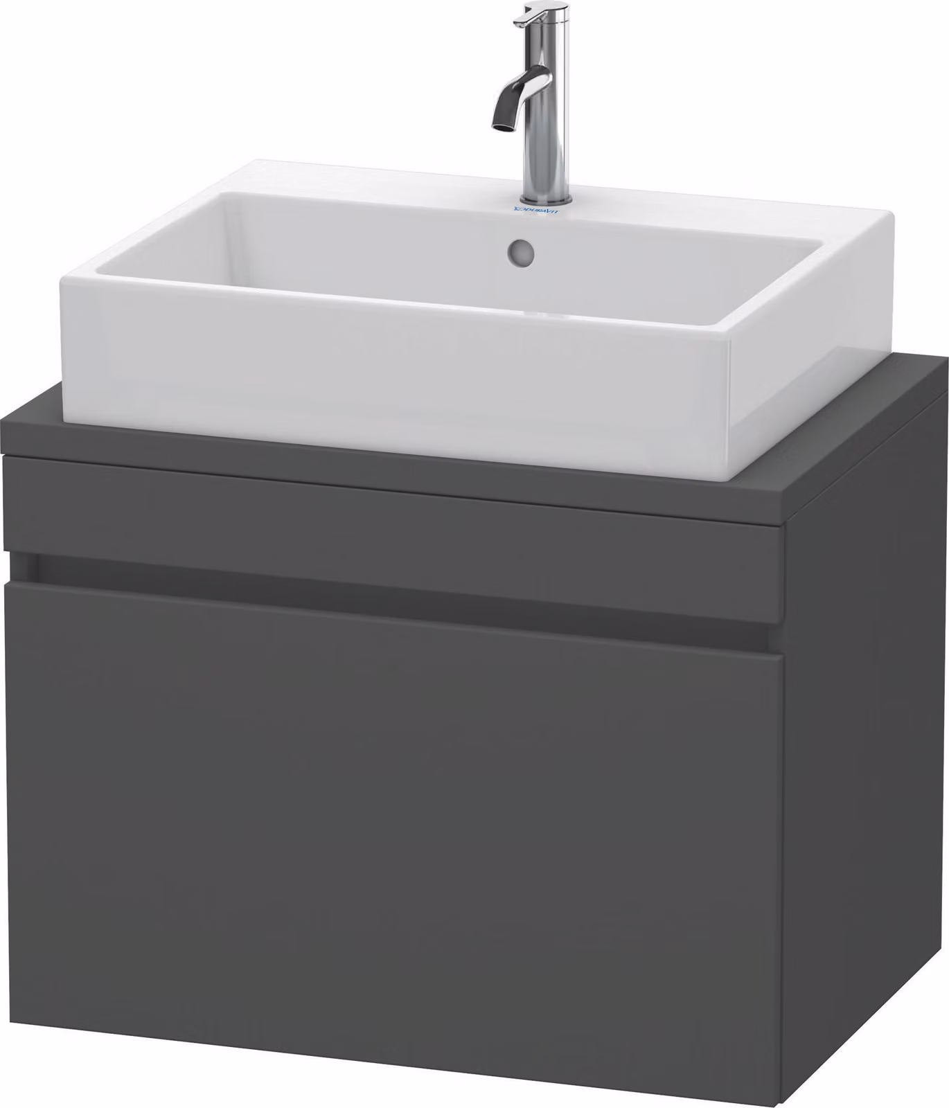 Duravit DuraStyle meuble sous-lavabo pour console compacte, 1 tiroir, 700mm, DS530104949, DS530104949