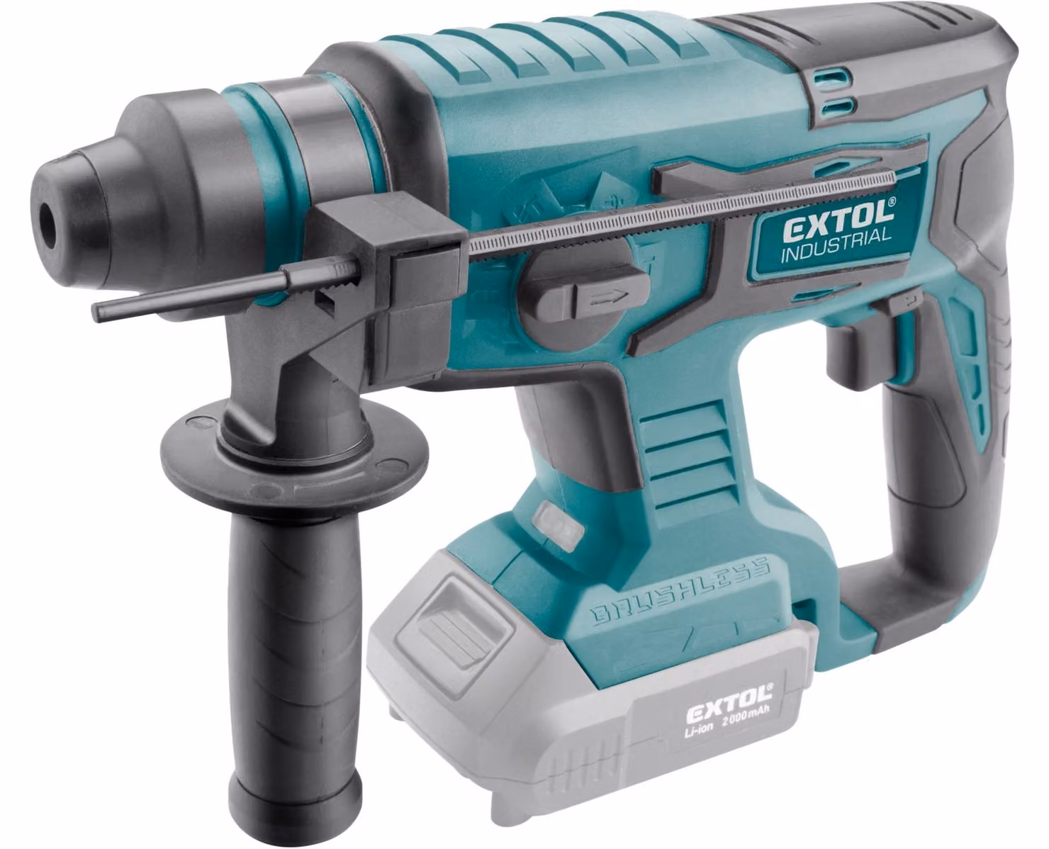 kladivo vrtací aku SHARE20V, 1,7J, SDS plus, BRUSHLESS, 20V Li-ion, bez baterie a nabíječky