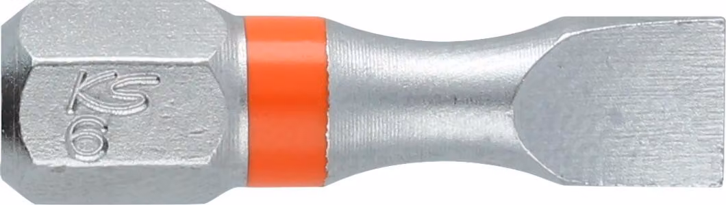 KS TOOLS 1/4" TORSIONpower bit 25 mm con intaglio 6 mm - 918.3320