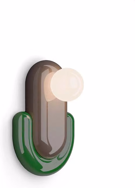 Applique Ferroluce Eclair in Ceramica Verde con 1 Luce G9 – 2