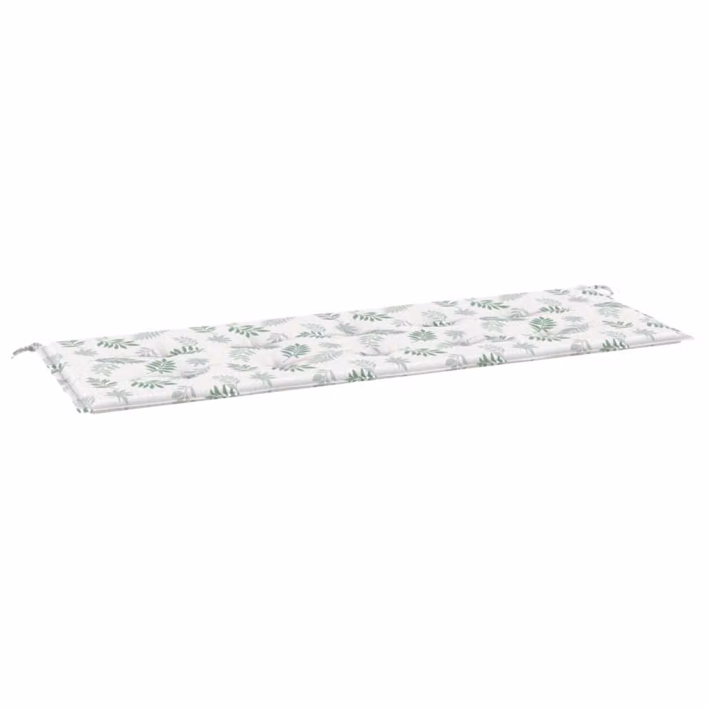 Cuscino per Panca a Foglie 150x50x3 cm in Tessuto Oxford