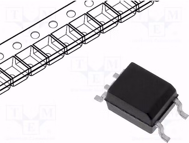 1 optoisolatore, canali: 1, tecnologia SMD, circuito Darlington, 3,75 kV, modello ACPL-M60L-000E