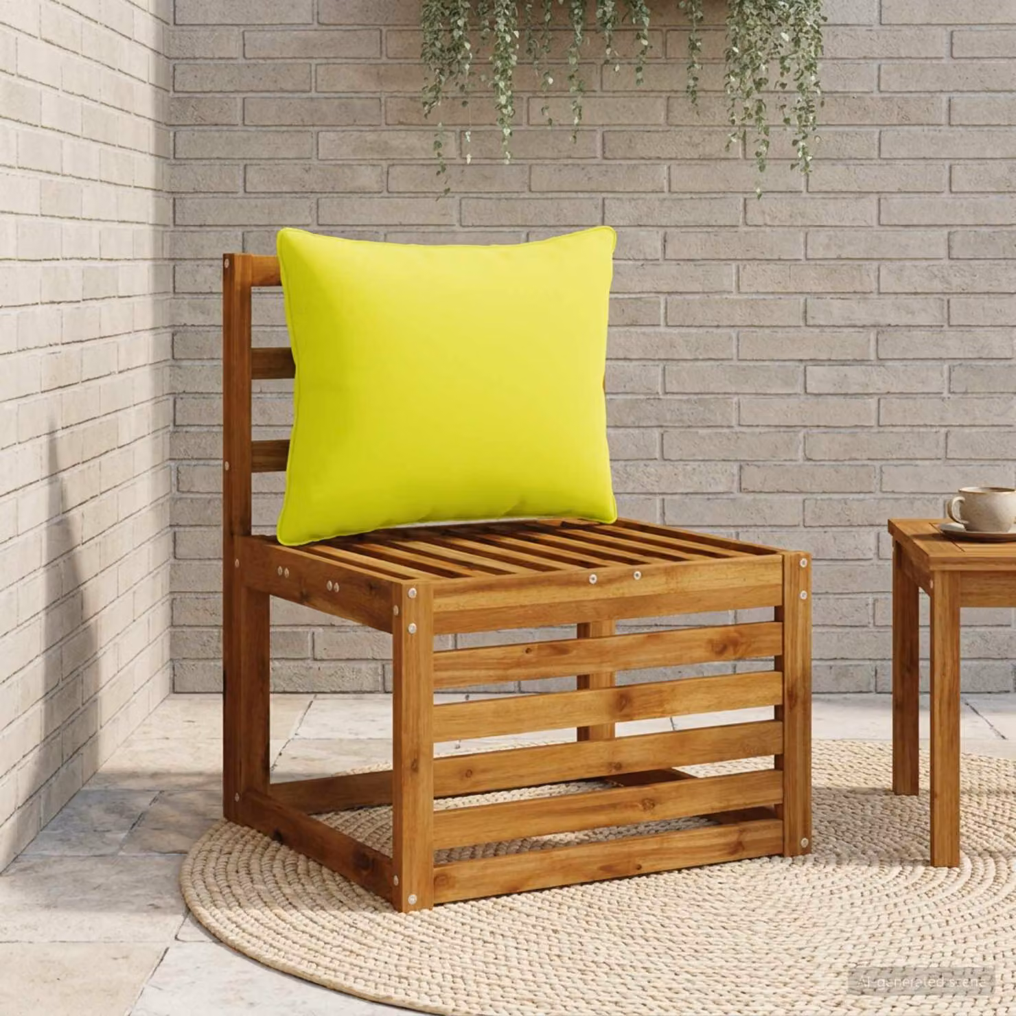 Cuscino per schiena vidaXL PUTTEN in poliestere con rivestimento rimovibile lavabile in lavatrice, disponibile in verde e giallo