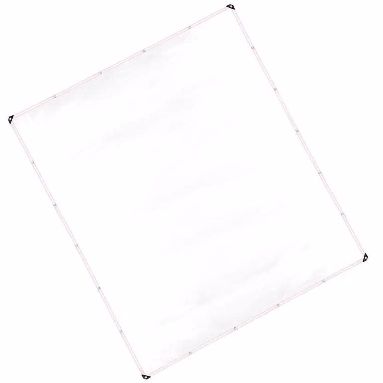 Omgoods - Telo coprioggetto impermeabile, 3 x 2,5 m - Telo trasparente per vele - Resistente ai raggi UV - Telo robusto - Copertura multifunzionale - Adatto per interni ed esterni