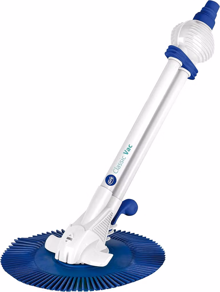 Pulitore automatico per piscine, adatto sia per piscine interrate che fuori terra, con tubo di aspirazione