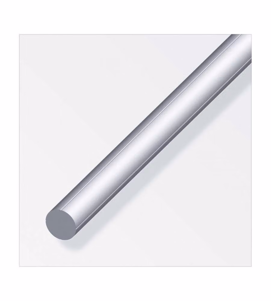 Alfer Barra Tonda Alluminio Naturale 5,3 mm 1 m per Strutture Leggere