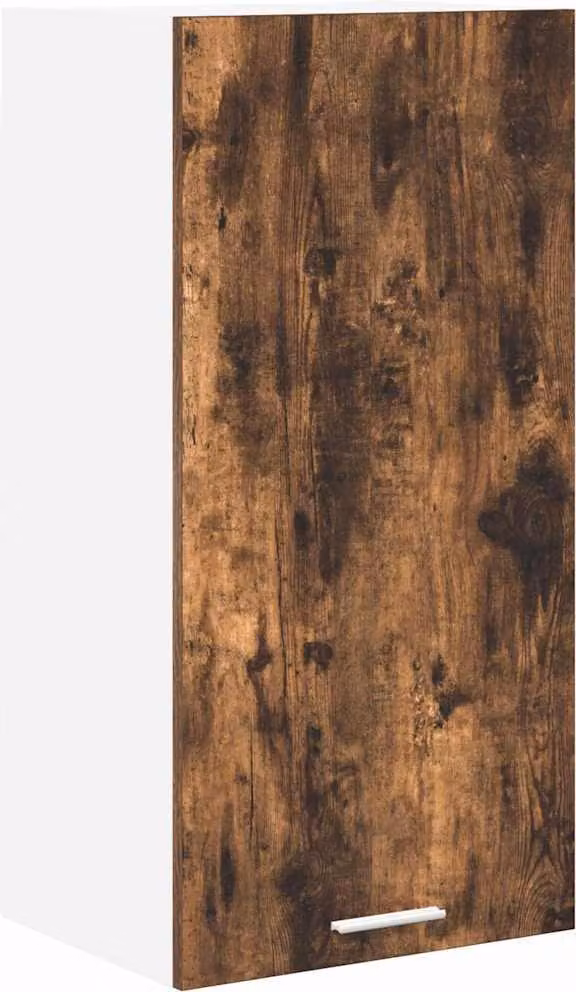 Armadio pensile Rovere Affumicato e Bianco 40 x 31 x 80 cm