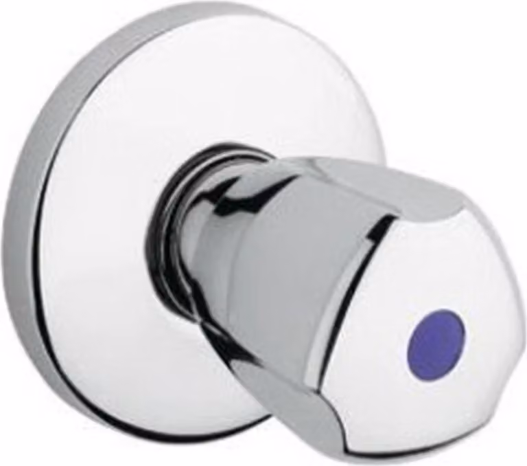 Kludi Parte visibile per valvola UP rosso/blu Maniglia Terralux ABS, 1 pz.