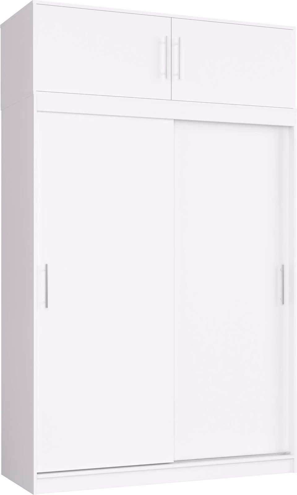 Akord Armadio Con Ante Scorrevoli Mono Con Estensione Bianco 150X60X245 Cm