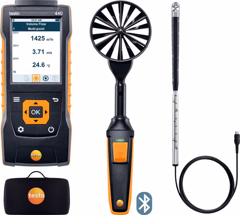 Testo 440 Flow Combi Set 2 con Bluetooth