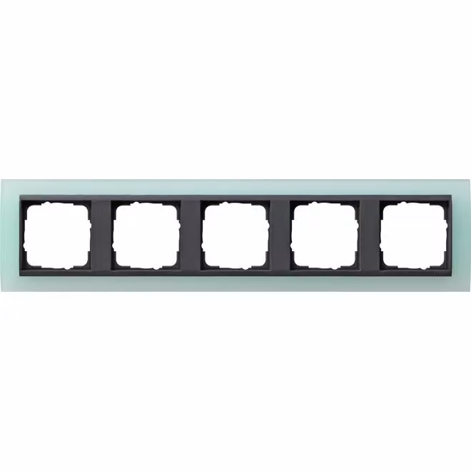 Gira 021585 Cornice di copertura a 5 moduli per Gira Event Opak Mint antracite