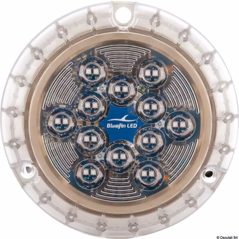 Lampada subacquea a LED PIRANHA P24 blu Osculati 13.350.41