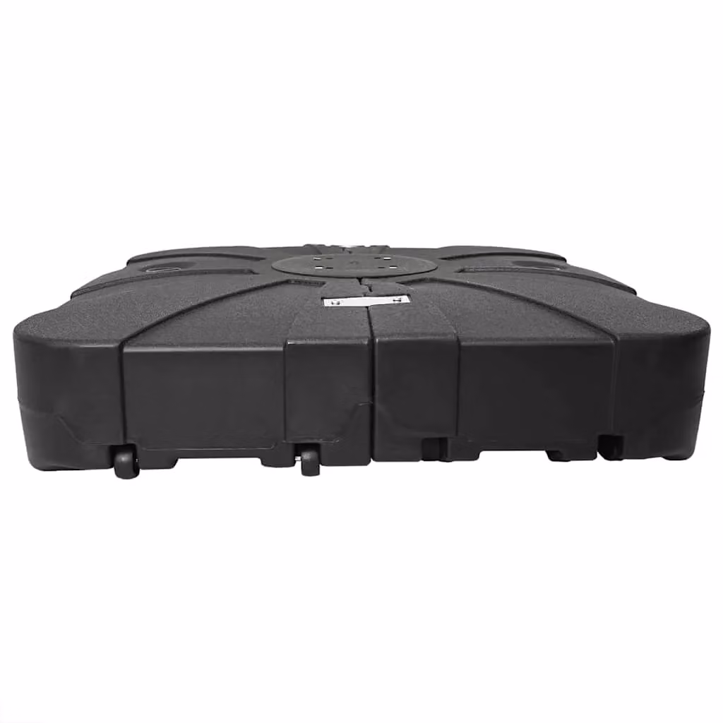Base per ombrellone HELLOSHOP26 in polietilene nero, L/P/H: 86 x 86 x 19 cm – 2