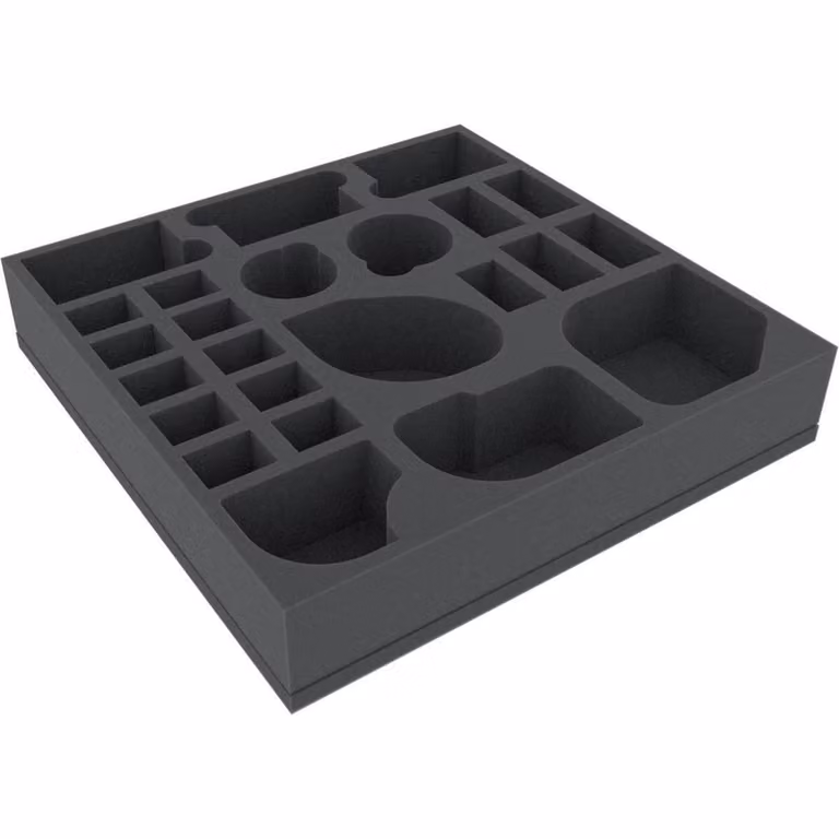 AGDY055BO 295 mm x 295 mm x 50 mm - Imbottitura in schiuma per giochi da tavolo