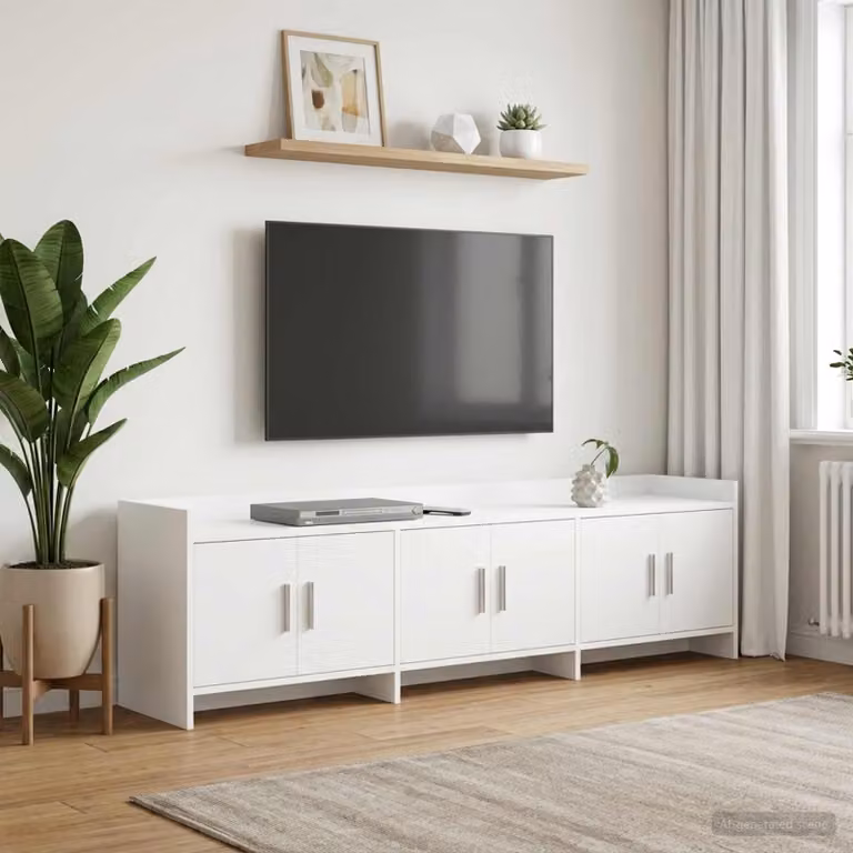 Mobile TV vidaXL Bianco, L 168 x P 33 x H 47 cm