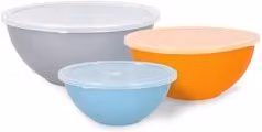 Set di 3 contenitori alimentari ermetici e a prova di perdite Abert, colori assortiti