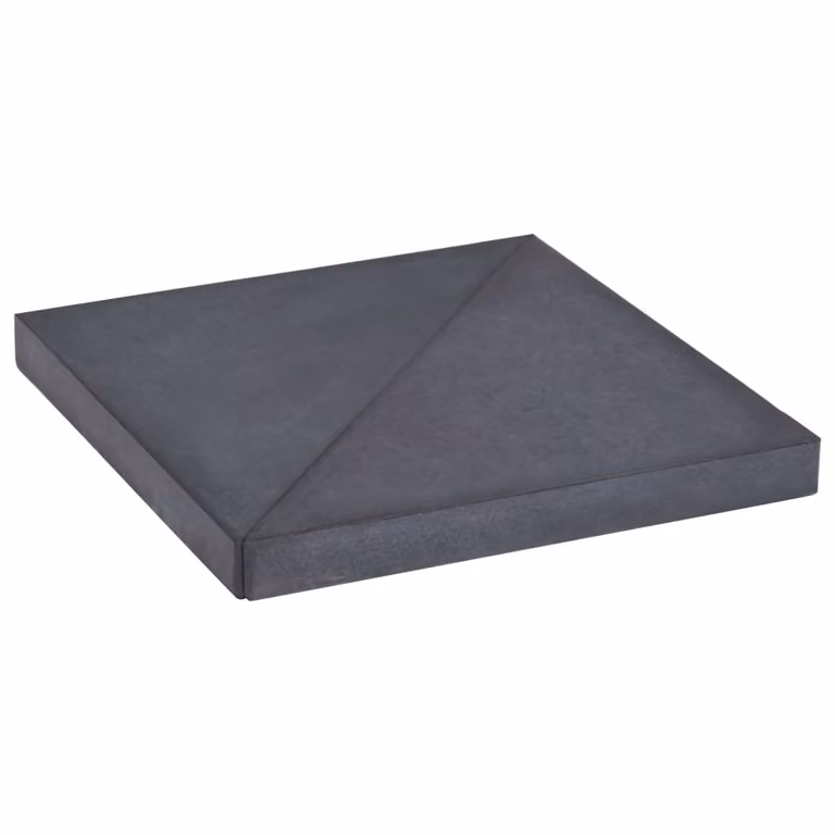 Maison Exclusive - Peso per ombrellone in granito nero, quadrato, 15 kg