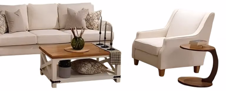 2-teiliges Wohnzimmer-Set: 3-Sitzer und Sessel in elegantem Design.