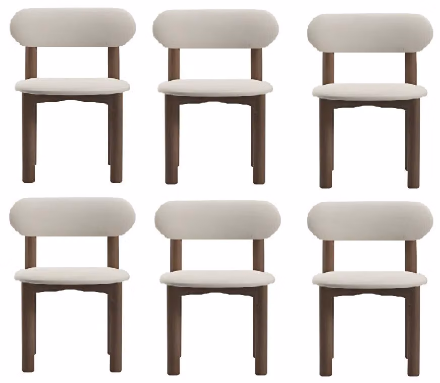 Stuhl-Set – Weißer Esszimmerstuhl und Gepolsterter Stuhl für Ihr Esszimmer