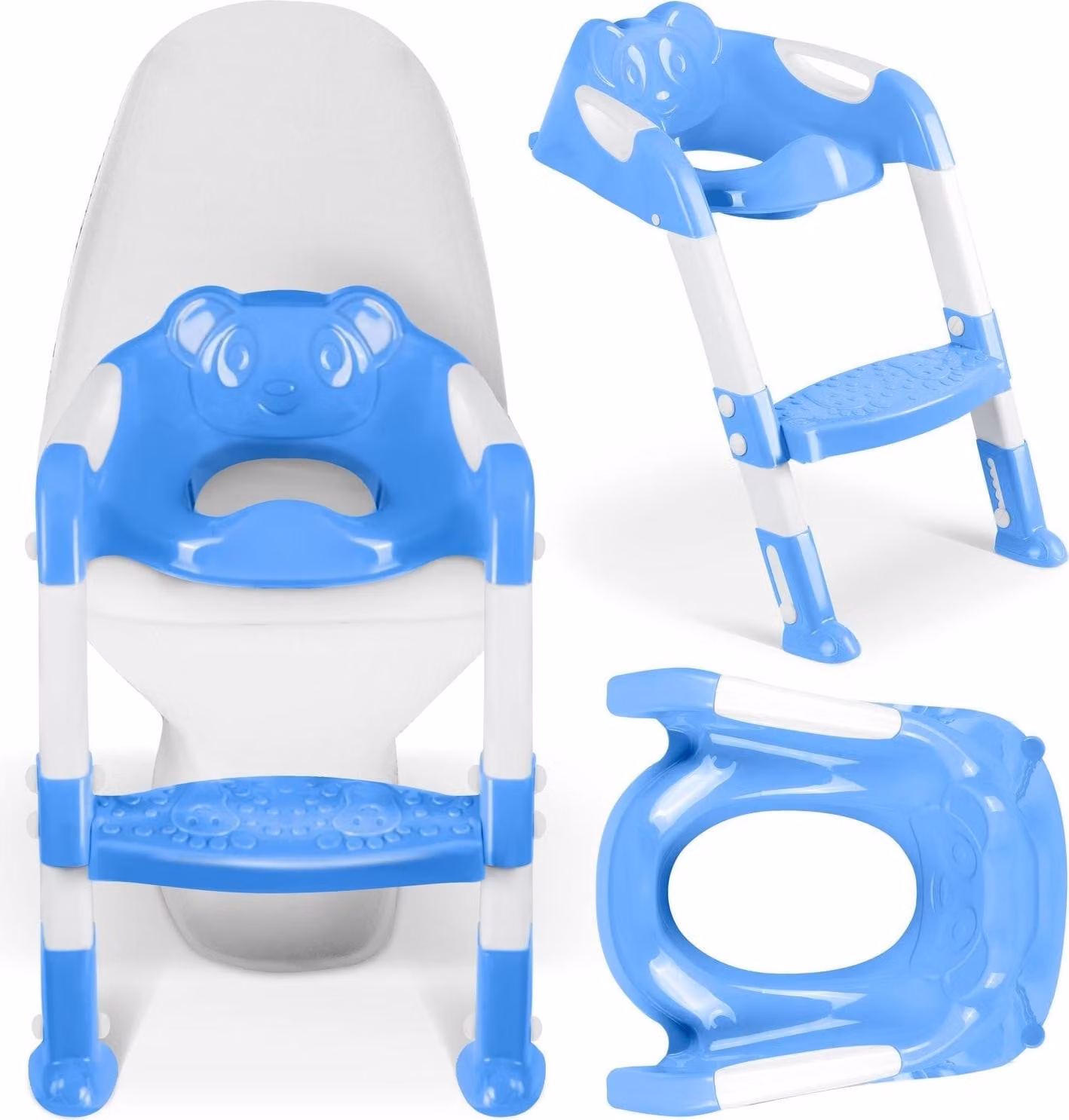 Sedile WC con scaletta e motivo koala Ricokids 729100 blu