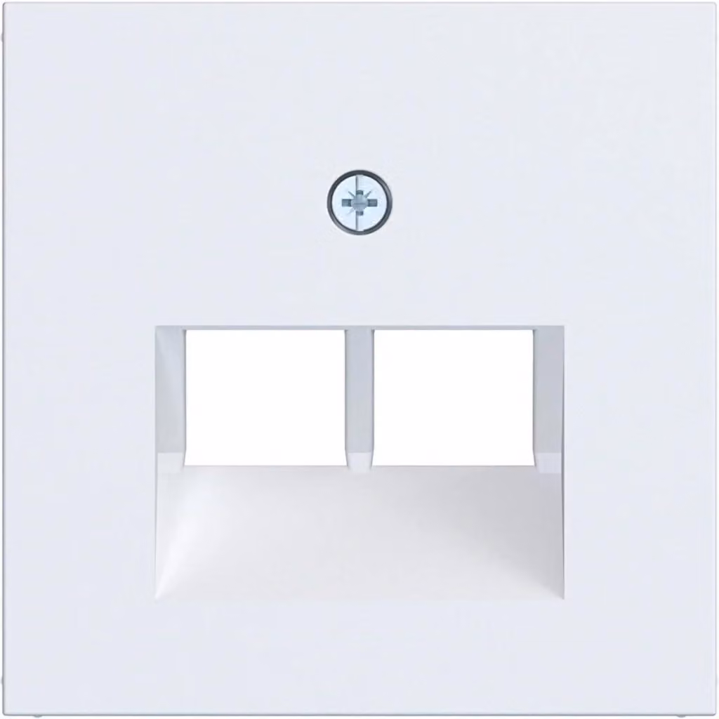 Elemento centrale Hager per UAE WAF1108WM a 2 posti A.x/C.x bianco luce opaco
