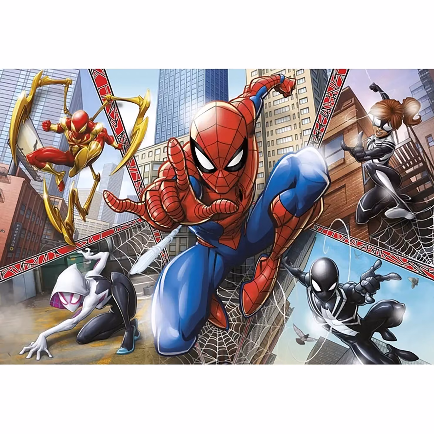 Clementoni Puzzle Marvel Spiderman Multicolore 104 Maxi Pezzi L: 62 cm, P: 42 cm – 2