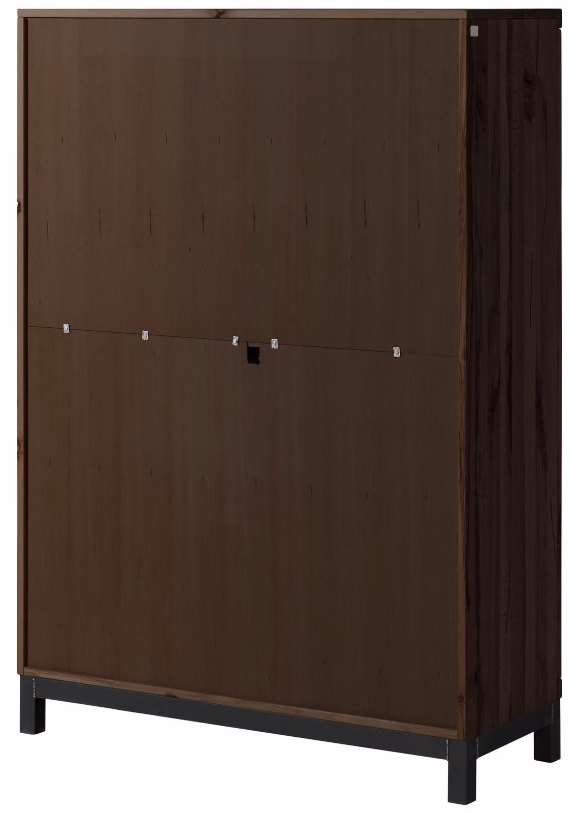 MASSIVMOEBEL24 | Credenza in legno di faggio 103x40x148 oliato marrone tabacco VILLANDERS #206