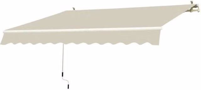 Tenda da sole a parete L.300xH.200cm, in poliestere 280 gr/m² beige Fredi
