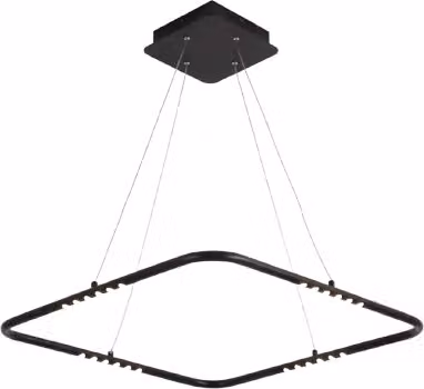 OptiQ Square - lampada a sospensione moderna a 15 W LED 60 x 60 cm