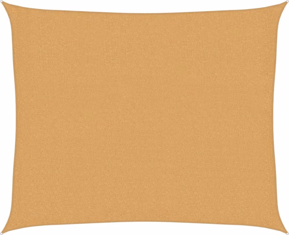 Vela Parasole 160 g/m² Rettangolare Sabbia 2,5x3 m in HDPE