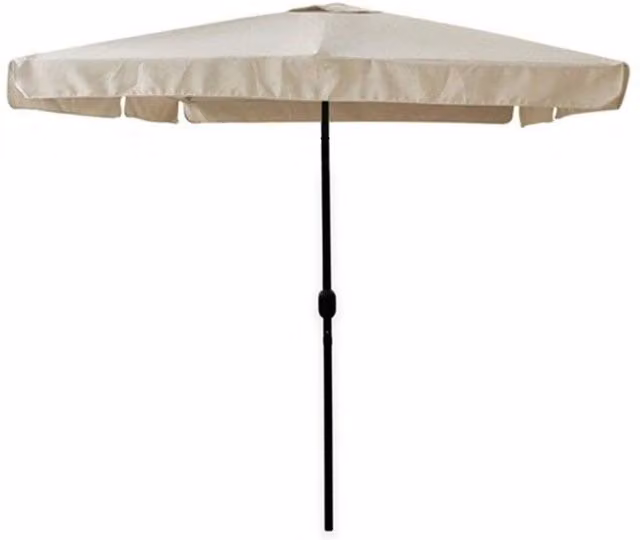 Trade Shop - Ombrellone Da Giardino 3x4 Mt Arredo Esterno Balcone Terrazzo Patio Beige 223236 -